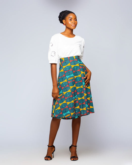A line wrap skirt