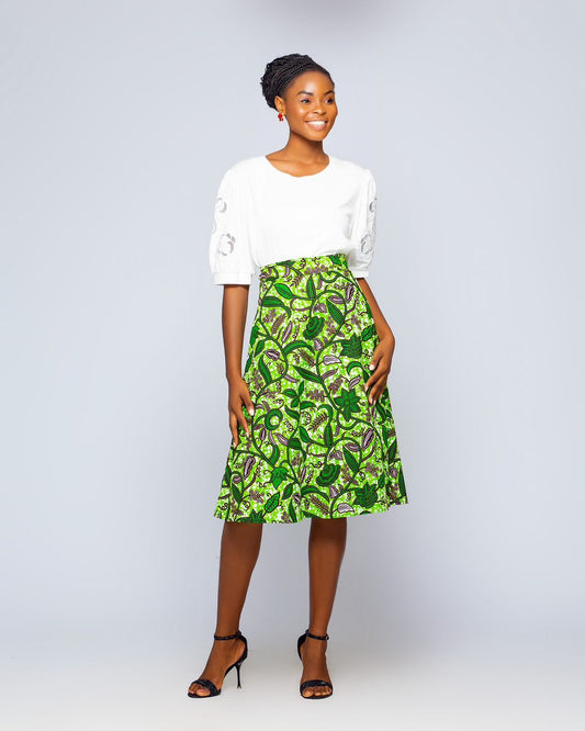 A line wrap skirt