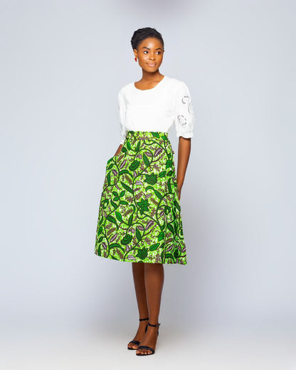 A line wrap skirt